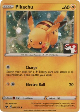 Pikachu - 065/202 (Cosmos Holo)/202  - Holofoil - Promo