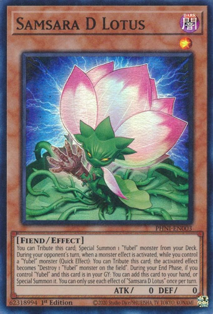 Samsara D Lotus (PHNI-EN003) - Super Rare
