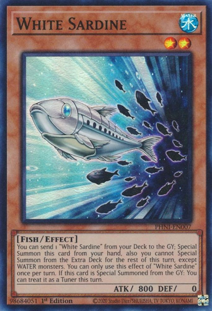 White Sardine (PHNI-EN007) - Super Rare