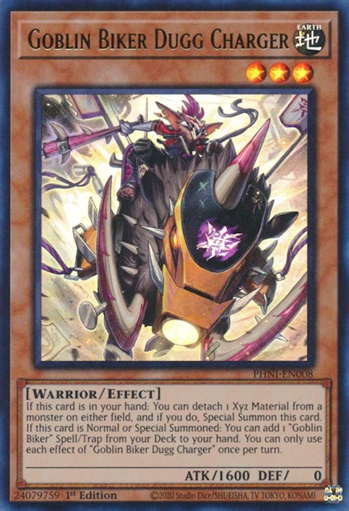 Goblin Biker Dugg Charger (PHNI-EN008) - Ultra Rare