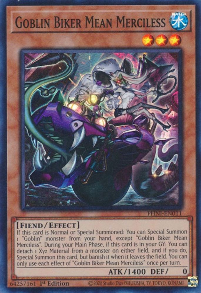 Goblin Biker Mean Merciless (PHNI-EN011) - Super Rare