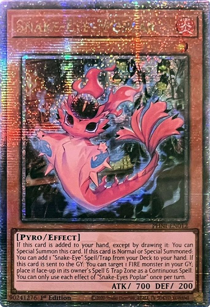 Snake-Eyes Poplar (Quarter Century Secret Rare) (PHNI-EN012) - Quarter Century Secret Rare