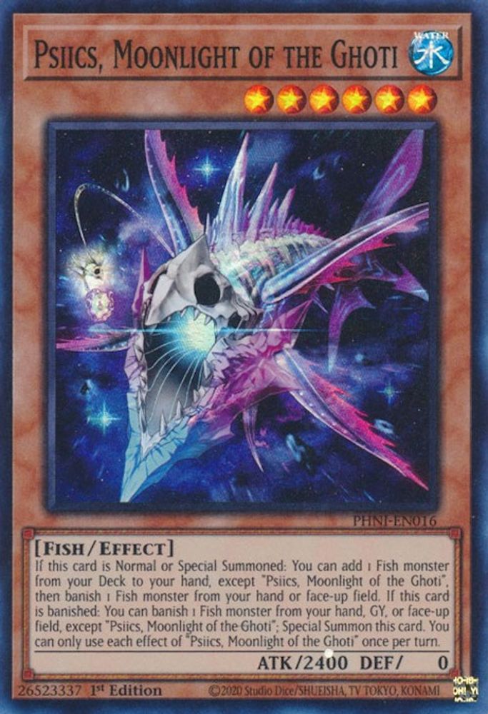 Psiics, Moonlight of the Ghoti (PHNI-EN016) - Super Rare