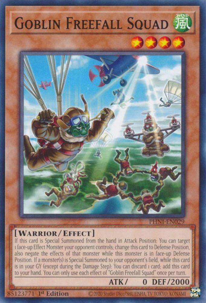 Goblin Freefall Squad (PHNI-EN029) - Common