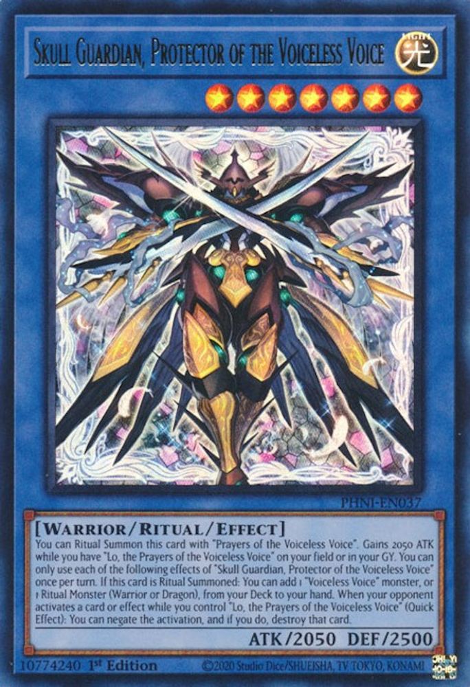 Skull Guardian, Protecteur de la Voix Sans Voix [PHNI-EN037] Ultra Rare 
