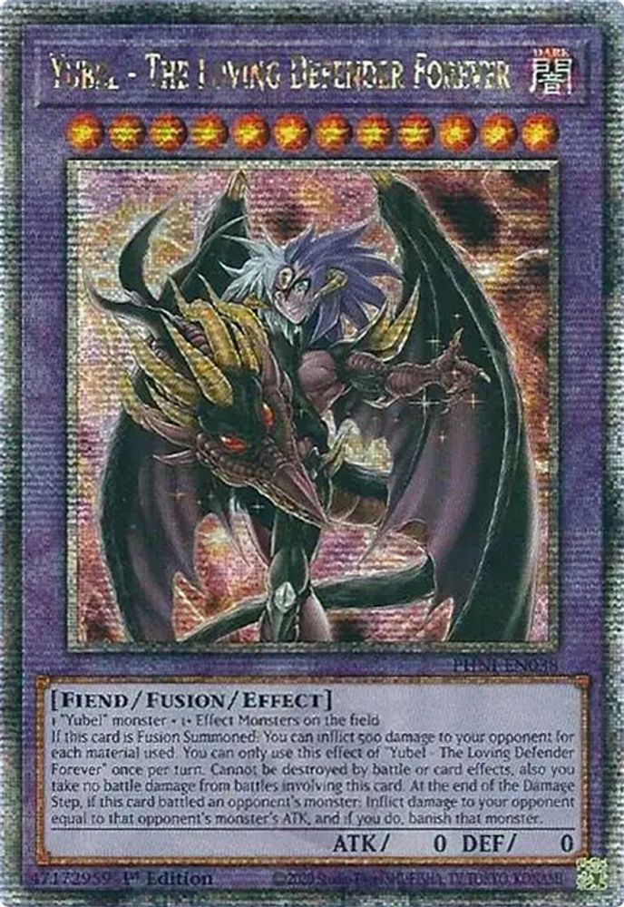 Yubel - The Loving Defender Forever (Quarter Century Secret Rare) (PHNI-EN038) - Quarter Century Secret Rare