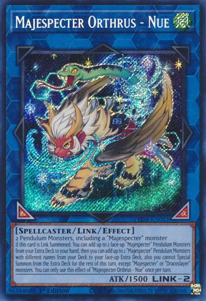 Majespecter Orthrus - Nue (PHNI-EN051) - Secret Rare