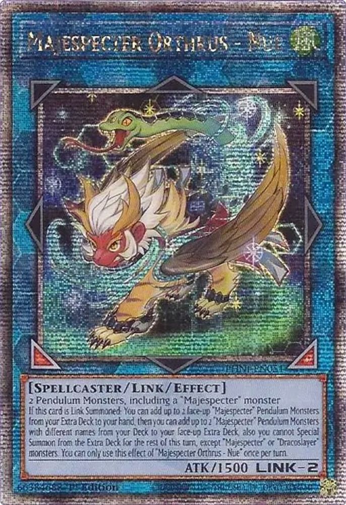 Majespecter Orthrus - Nue (Quarter Century Secret Rare) (PHNI-EN051) - Quarter Century Secret Rare