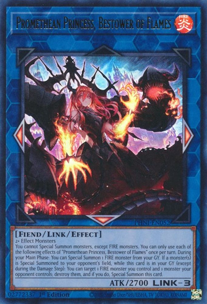 Promethean Princess, Bestower of Flames (PHNI-EN052) - Ultra Rare