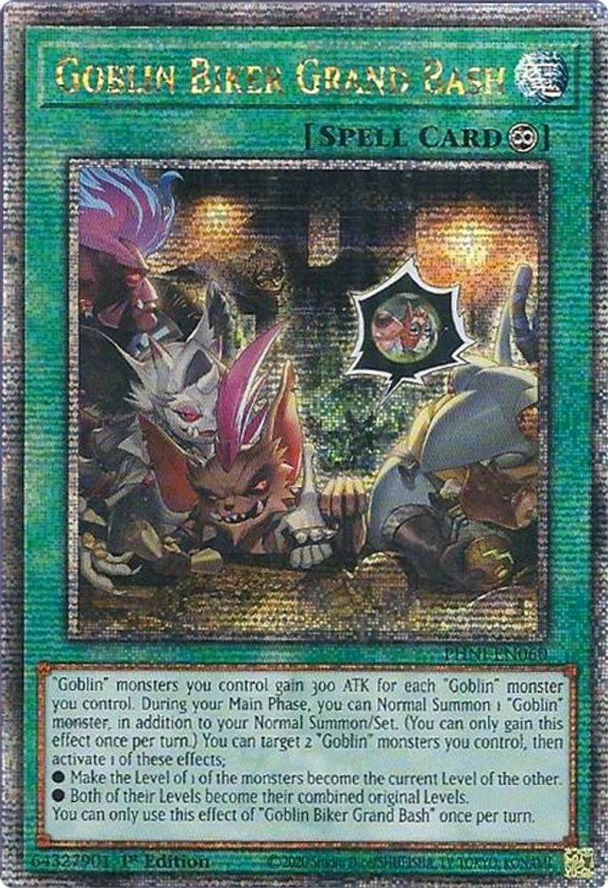 Goblin Biker Grand Bash (Quarter Century Secret Rare) (PHNI-EN060) - Quarter Century Secret Rare