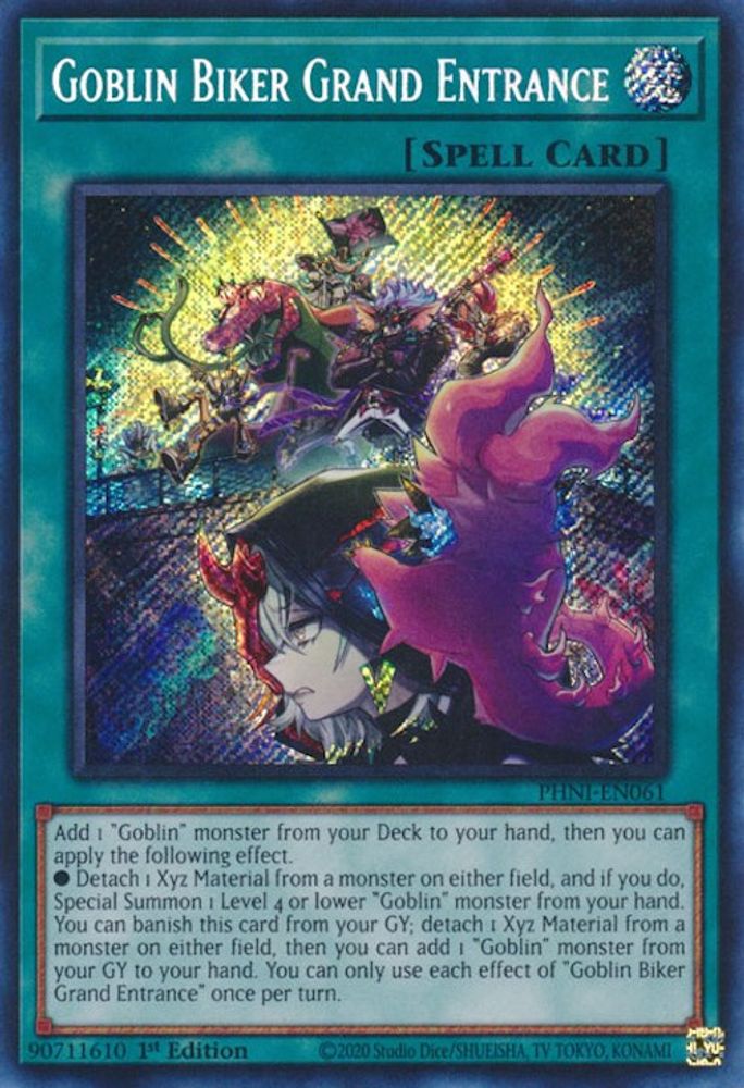 Grande entrée des motards gobelins [PHNI-EN061] Secret Rare 