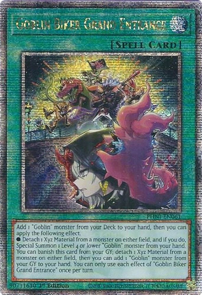 Goblin Biker Grande Entrée [PHNI-EN061] Quart de siècle Secret Rare 