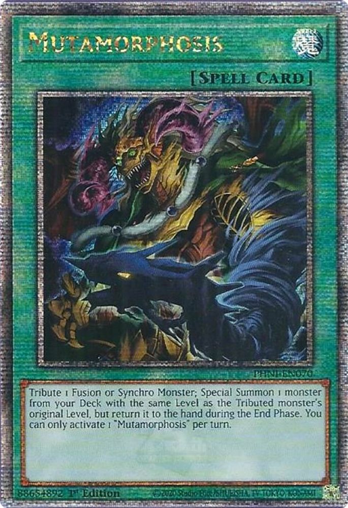 Mutamorphosis (Quarter Century Secret Rare) (PHNI-EN070) - Quarter Century Secret Rare