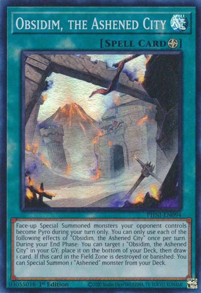 Obsidim, la ville cendrée [PHNI-EN094] Super Rare 
