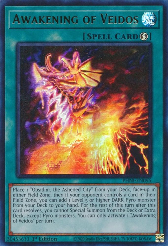 Awakening of Veidos (PHNI-EN095) - Ultra Rare