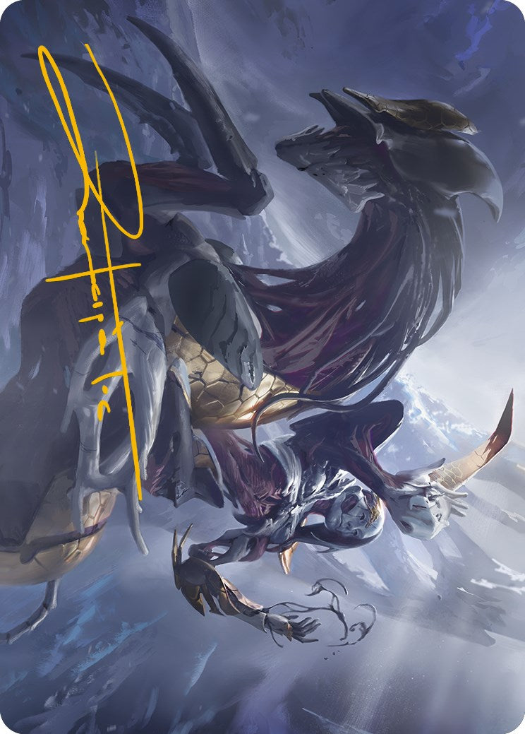 Ria Ivor, Bane of Bladehold Art Card (Signature estampillée or) [Phyrexia : All Will Be One Art Series] 