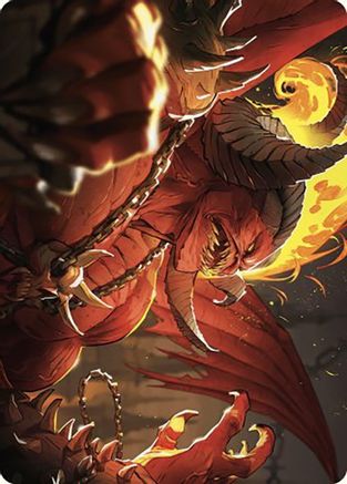 Rakdos, Patron of Chaos Art Card (45/49) (ASMKM-045) - Art Series: Murders at Karlov Manor