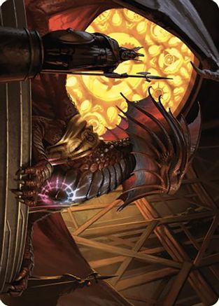 Niv-Mizzet, Guildpact Art Card (21/49) (ASMKM-021) - Art Series: Murders at Karlov Manor