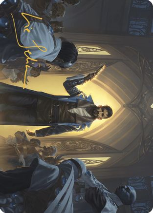 Auspicious Arrival Art Card (Gold-Stamped Signature) (ASMKM-002) - Art Series: Murders at Karlov Manor