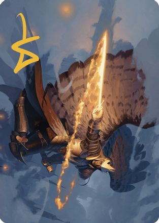 Aurelia's Vindicator Art Card (Gold-Stamped Signature) (ASMKM-001) - Art Series: Murders at Karlov Manor