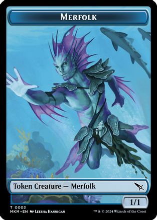 Merfolk Token (MKM-003) - Murders at Karlov Manor
