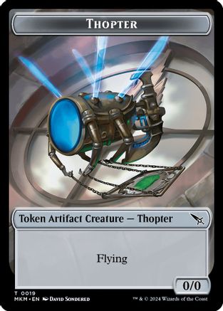 Thopter Token (0019) (MKM-019) - Murders at Karlov Manor