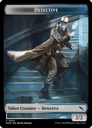 Detective // Imp Double-Sided Token (MKM-10 // 7) - Murders at Karlov Manor Foil