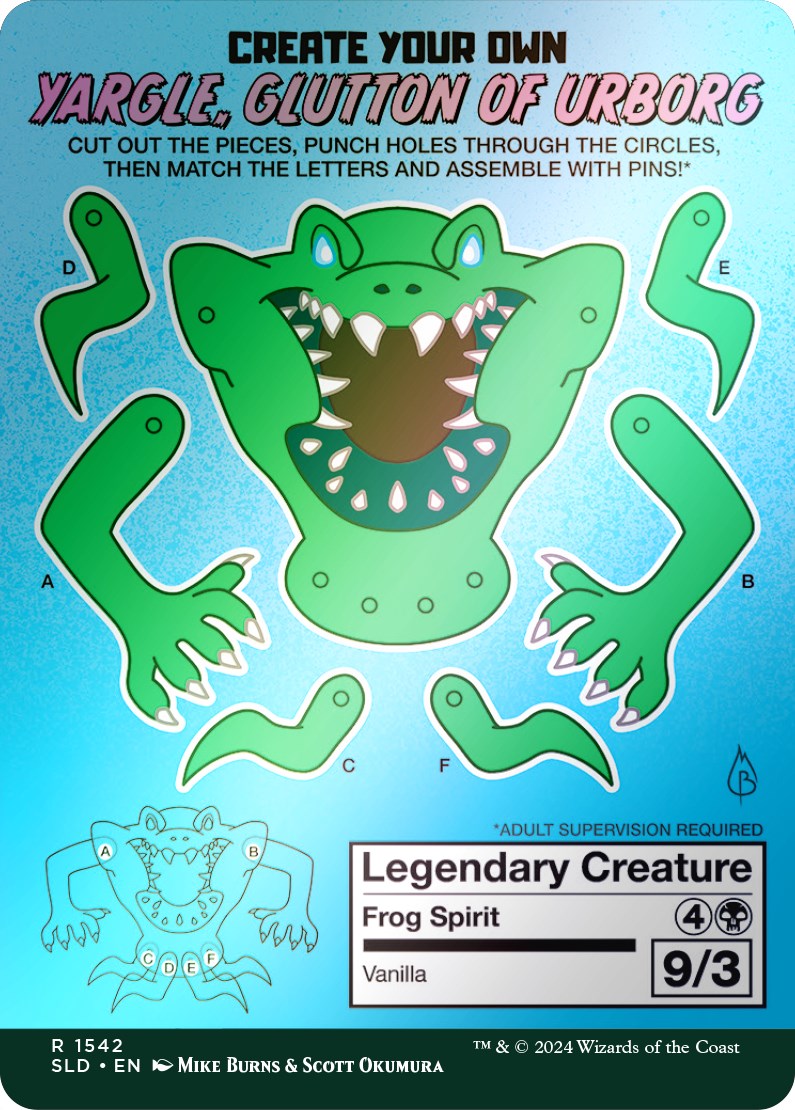 Yargle, Glutton d'Urborg (Rainbow Foil) [Secret Lair Drop Series] 