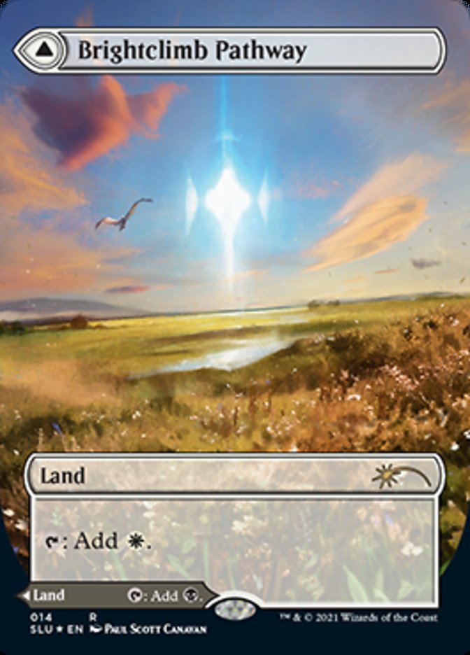 Brightclimb Pathway (Borderless) (SLU-014) - Secret Lair: Ultimate Edition: (Showcase) (Borderless) Foil