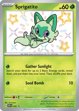 Sprigatito 076  - Holofoil - Promo