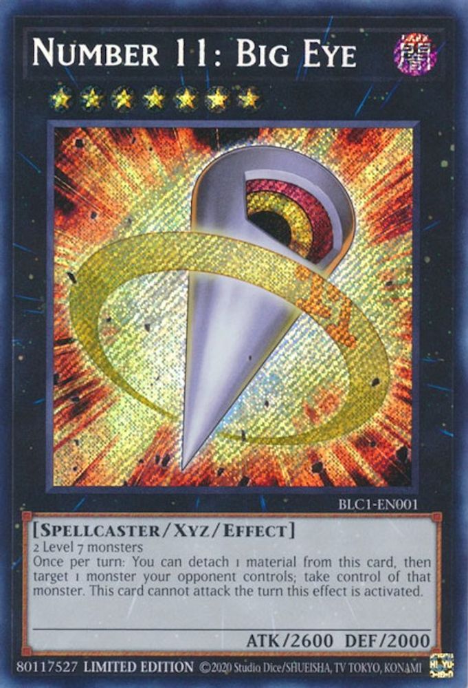 Number 11: Big Eye (BLC1-EN001) - Secret Rare