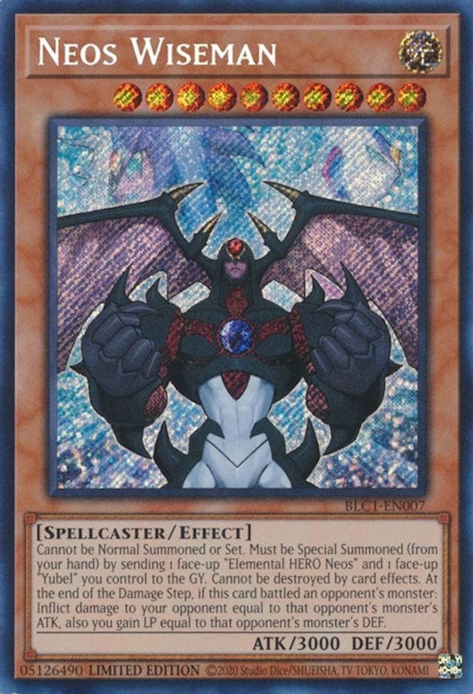 Neos Wiseman (BLC1-EN007) - Secret Rare
