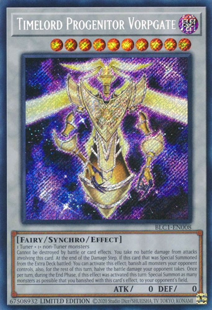 Timelord Progenitor Vorpgate (BLC1-EN008) - Secret Rare