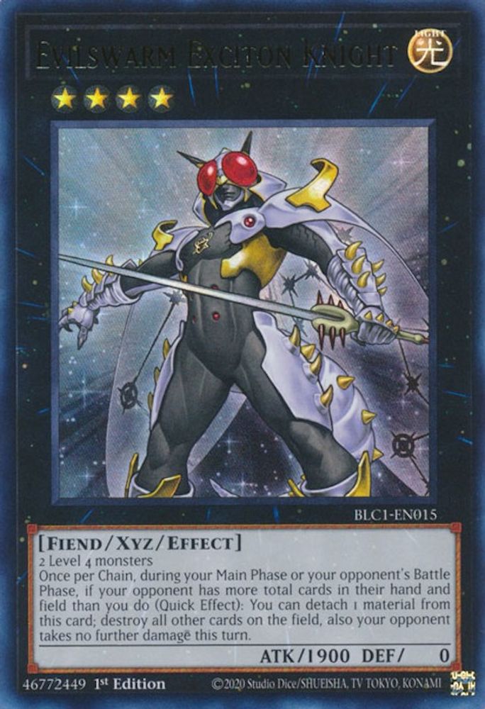 Evilswarm Exciton Knight (BLC1-EN015) - Ultra Rare
