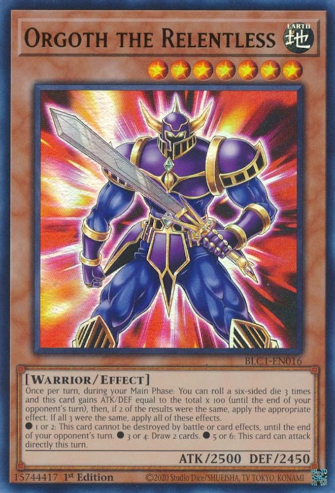 Orgoth the Relentless (BLC1-EN016) - Ultra Rare