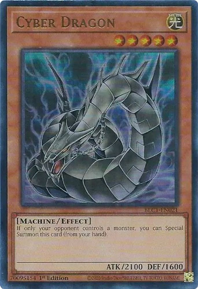 Cyber ​​Dragon (Art alternatif) [BLC1-EN021] Ultra Rare 