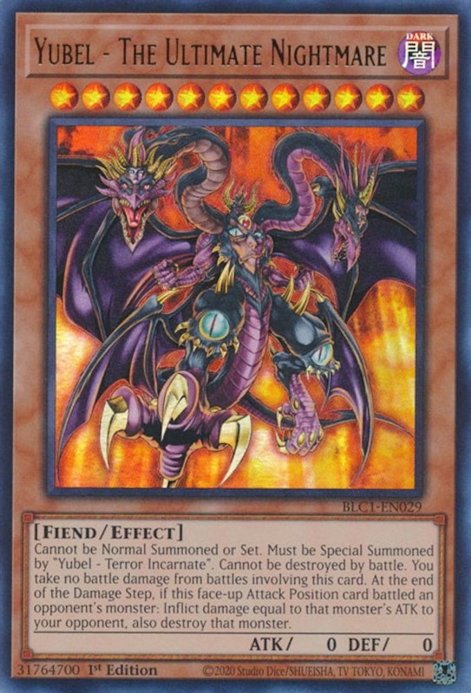 Yubel - The Ultimate Nightmare (BLC1-EN029) - Ultra Rare