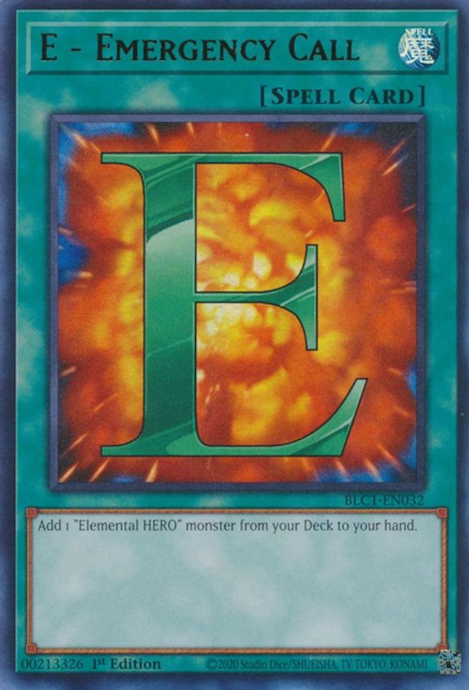 E - Emergency Call (BLC1-EN032) - Ultra Rare