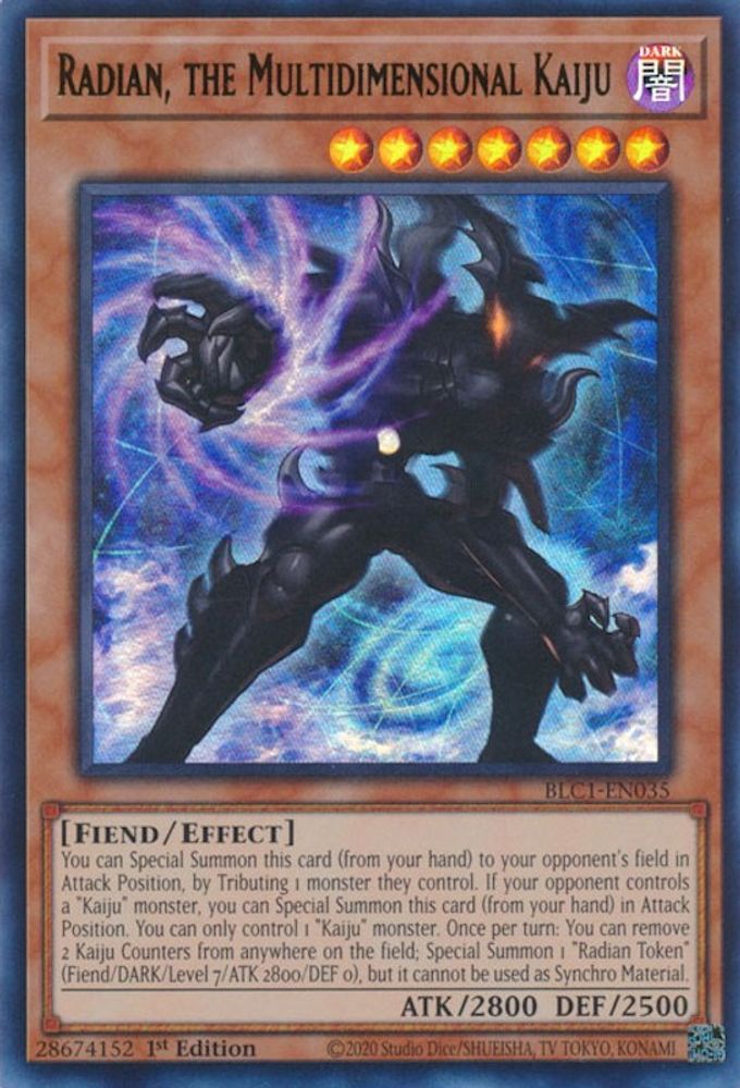 Radian, the Multidimensional Kaiju (BLC1-EN035) - Ultra Rare
