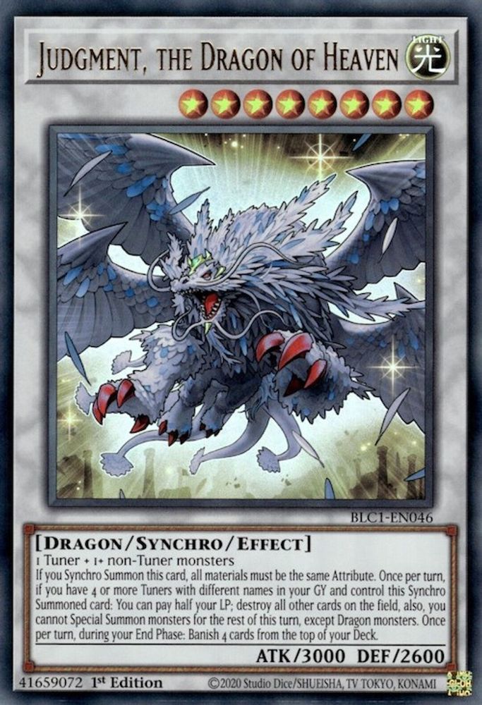 Judgment, the Dragon of Heaven (BLC1-EN046) - Ultra Rare