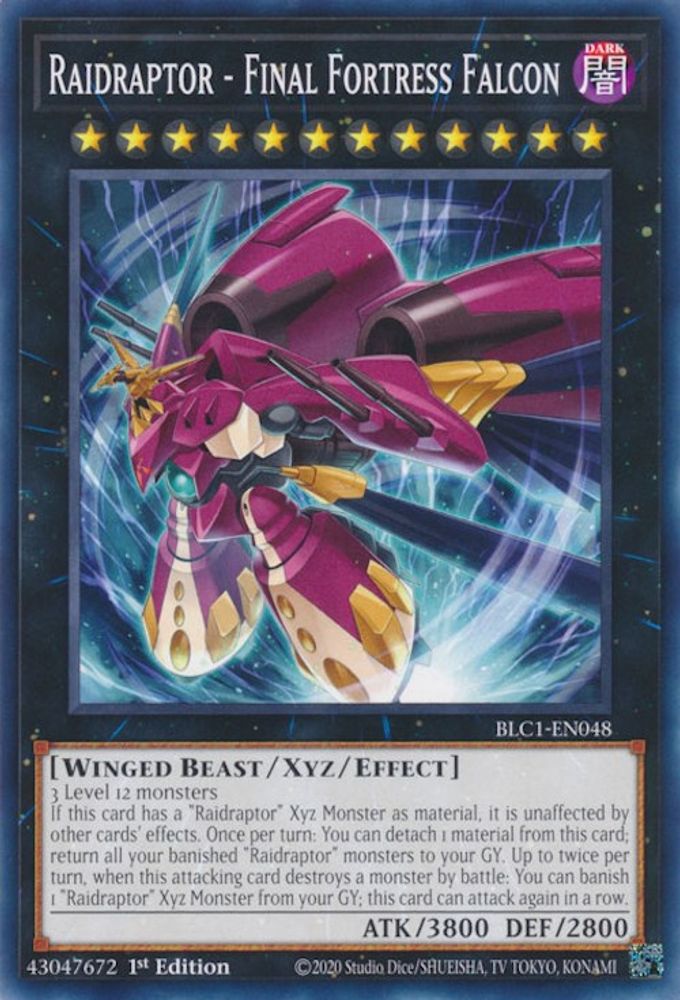 Raidraptor - Faucon de forteresse finale [BLC1-EN048] Commun 