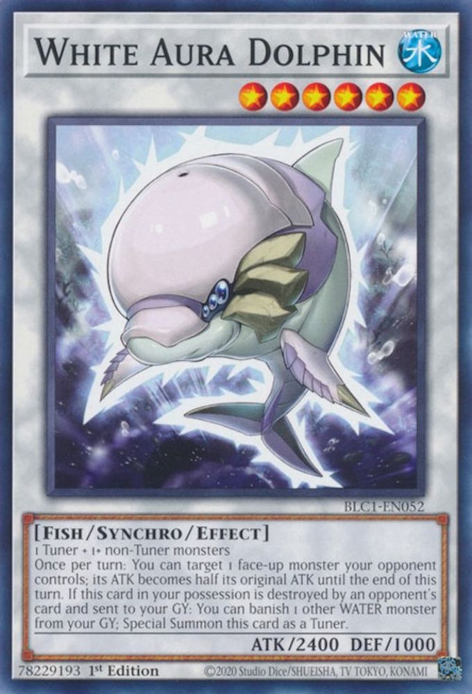 White Aura Dolphin (BLC1-EN052) - Common