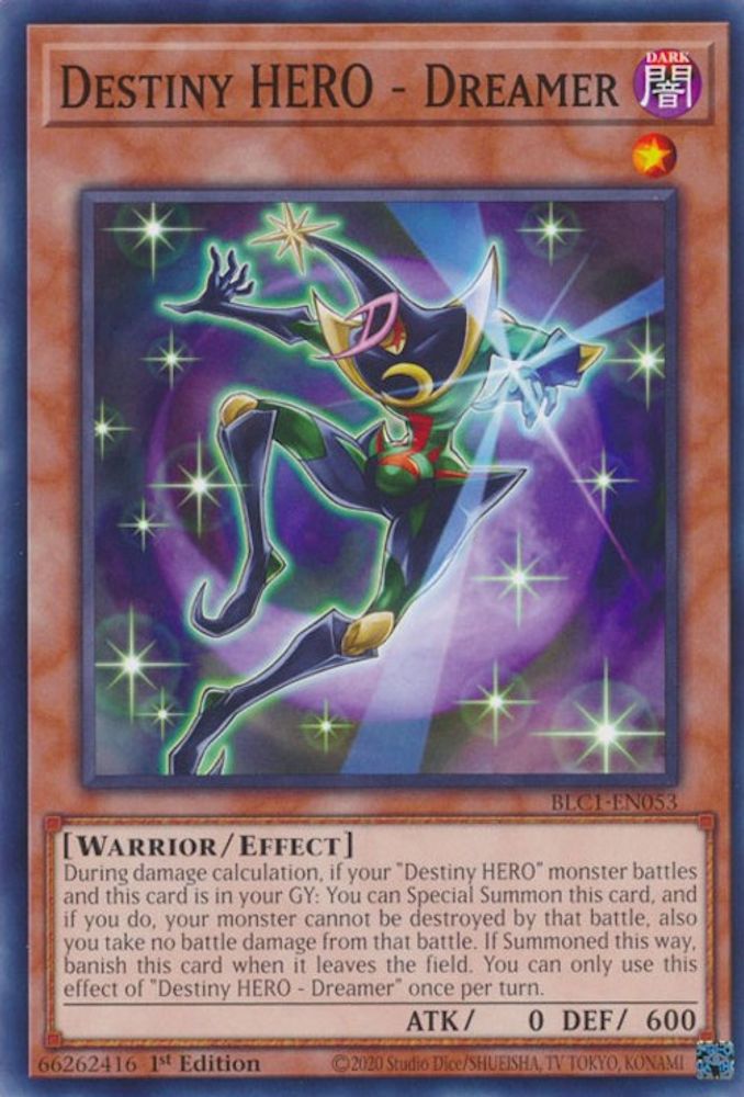 Destiny HERO - Rêveur [BLC1-EN053] Commun 