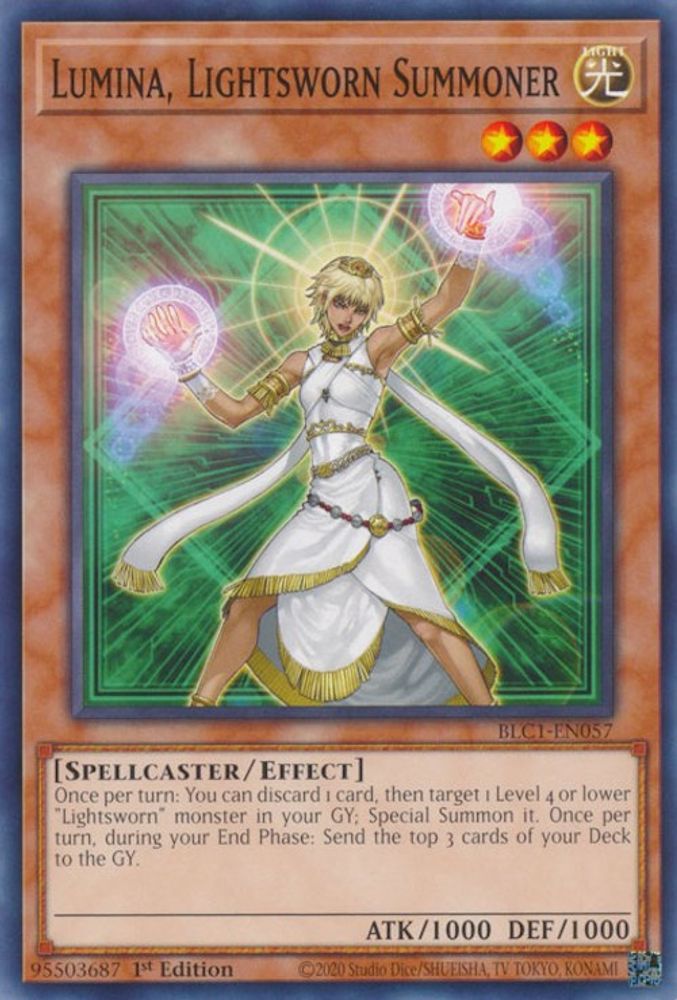 Lumina, Lightsworn Summoner (BLC1-EN057) - Common