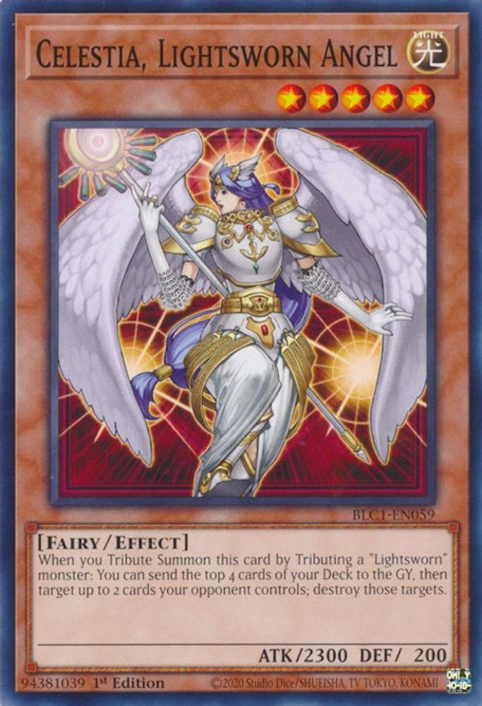 Celestia, Lightsworn Angel (BLC1-EN059) - Common
