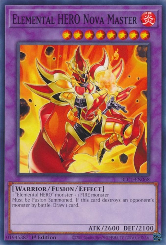 Elemental HERO Nova Master (BLC1-EN068) - Common