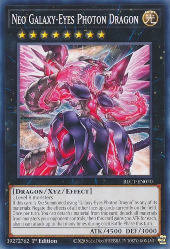 Neo Galaxy-Eyes Photon Dragon (BLC1-EN070) - Common