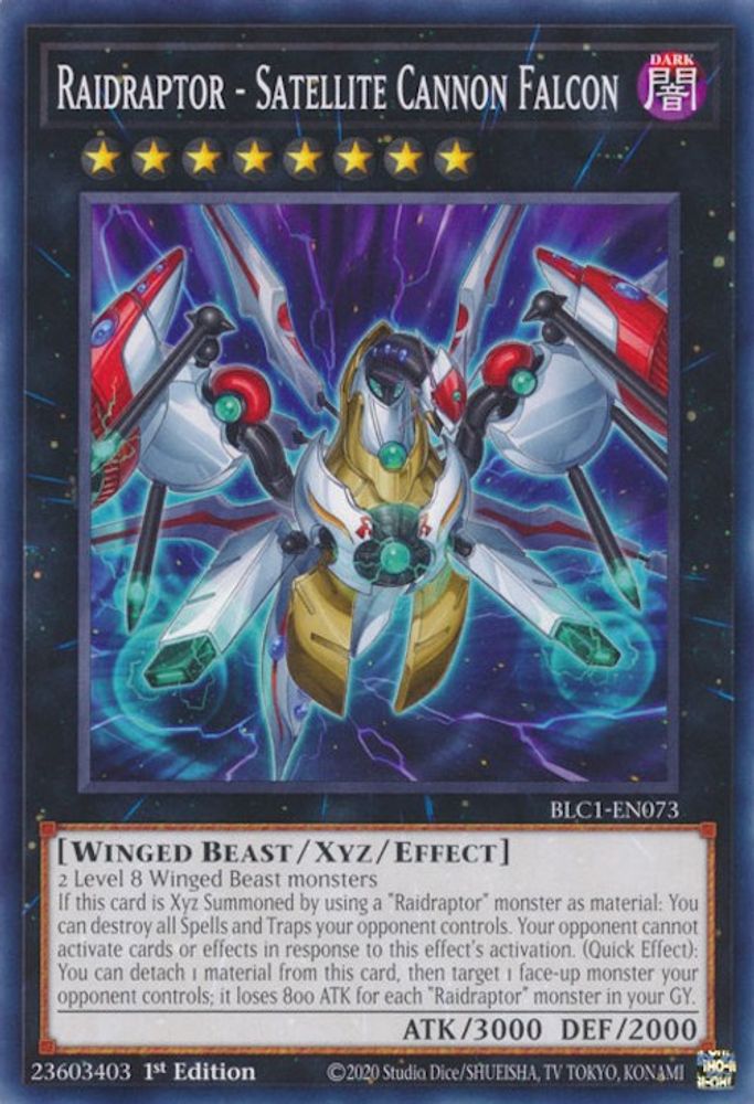 Raidraptor - Satellite Cannon Falcon (BLC1-EN073) - Common