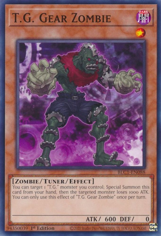 T.G. Gear Zombie (BLC1-EN088) - Common