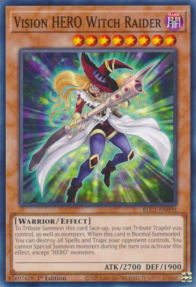 Vision HERO Witch Raider (BLC1-EN098) - Common